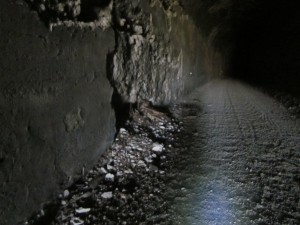 Deteriorating conditions inside Tunnel 47