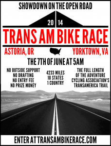 Trans Am Bike Race poster