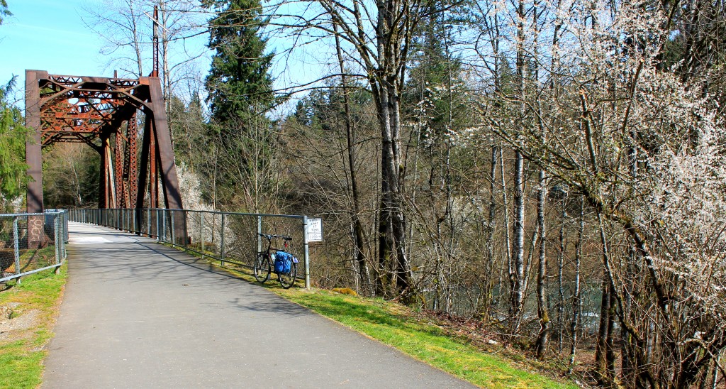 Trestle crossing on Cedar River Trail near Maple Valley