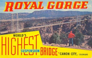 Royal Gorge Bridge postcard