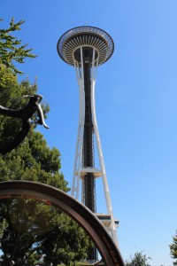 Space Needle is one bicycling destination