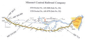 Rock Island Railroad corridor, from MoBikeFed