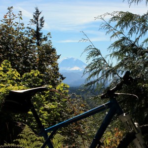 View of Mount Rainier from Holder Knob