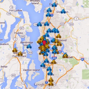 Find bike commute stations at http://www.cascade.org/commute-stations